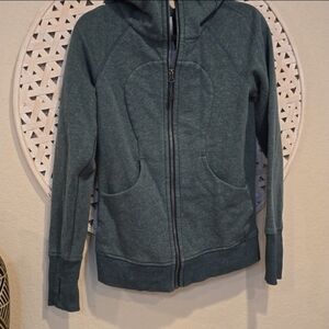 Lululemon Hoodie Heathered Fatigue Fog green 6 $108